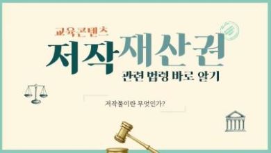 교육콘텐츠 저작재산권 관련 법령 바로 알기 썸네일 이미지